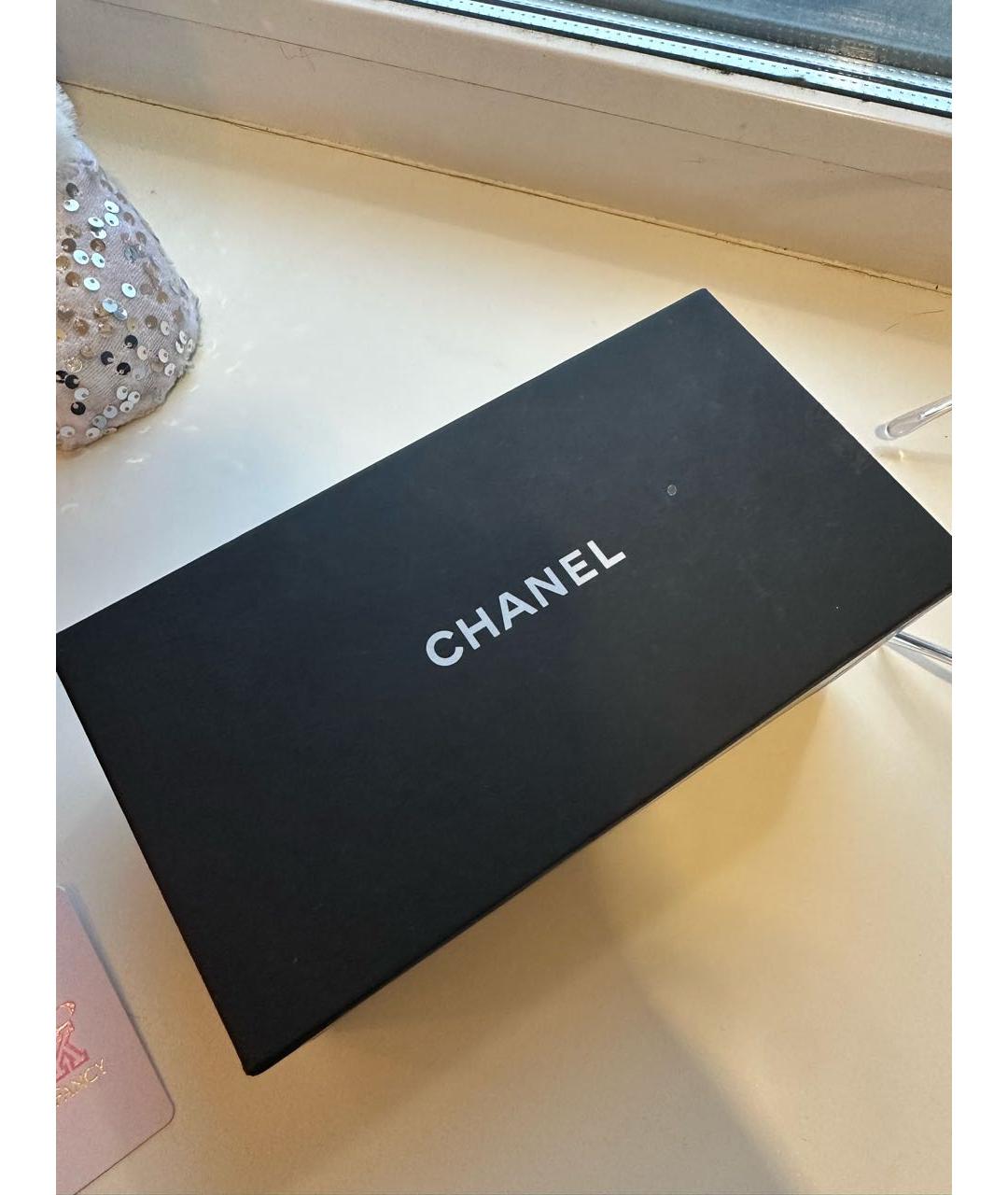 CHANEL Антрацитовые металлические солнцезащитные очки, фото 3