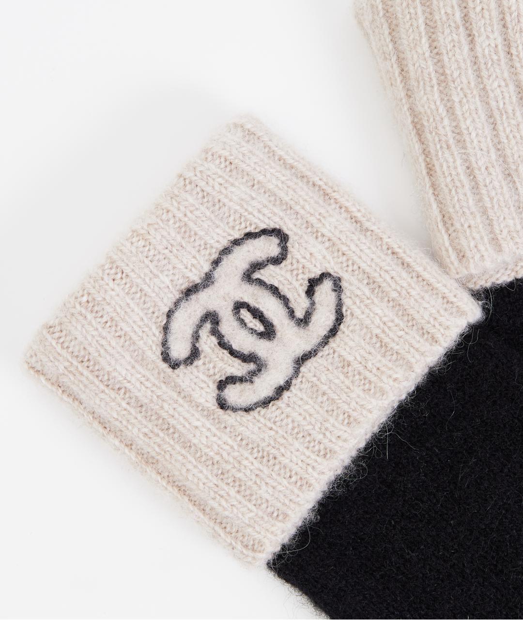 CHANEL Черная кашемировая шапка, фото 5