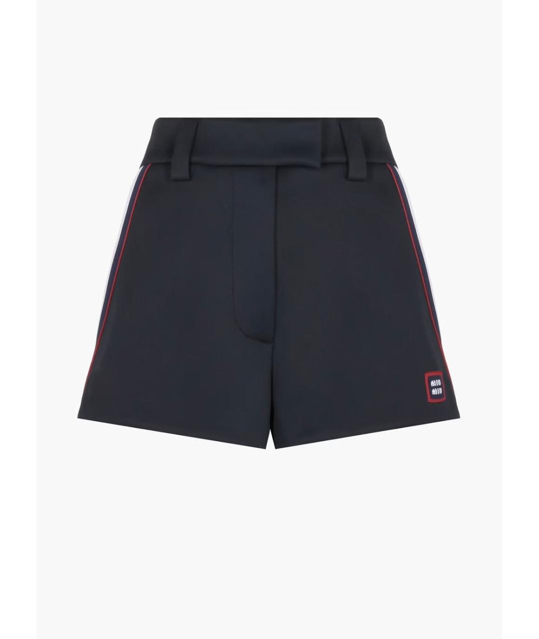 MIU MIU Темно-синие шорты, фото 6