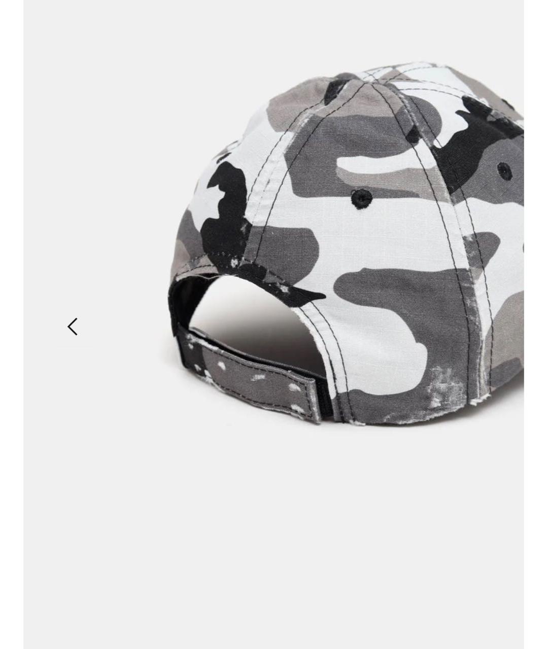 BALENCIAGA Серая хлопковая кепка/бейсболка, фото 3
