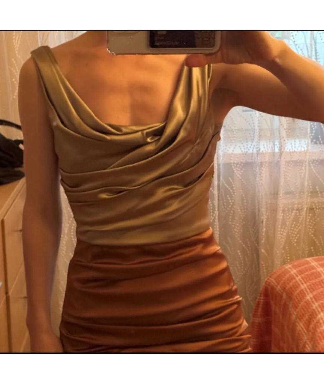 DOLCE&GABBANA Шелковое вечернее платье, фото 5