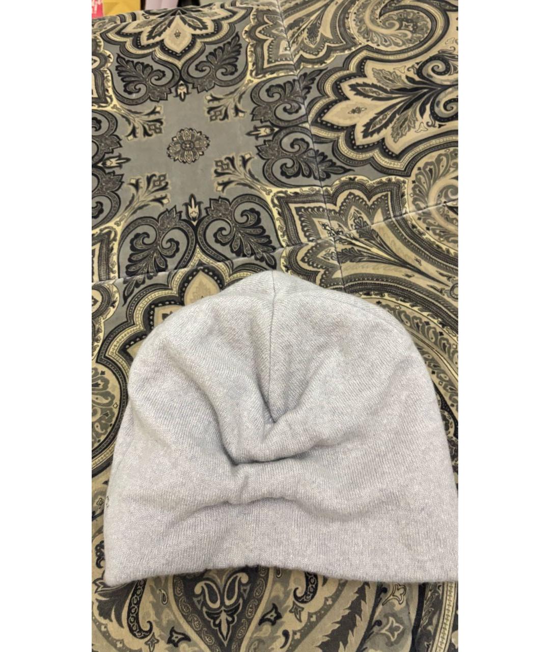 CHRISTIAN DIOR Серая шерстяная шапка, фото 5