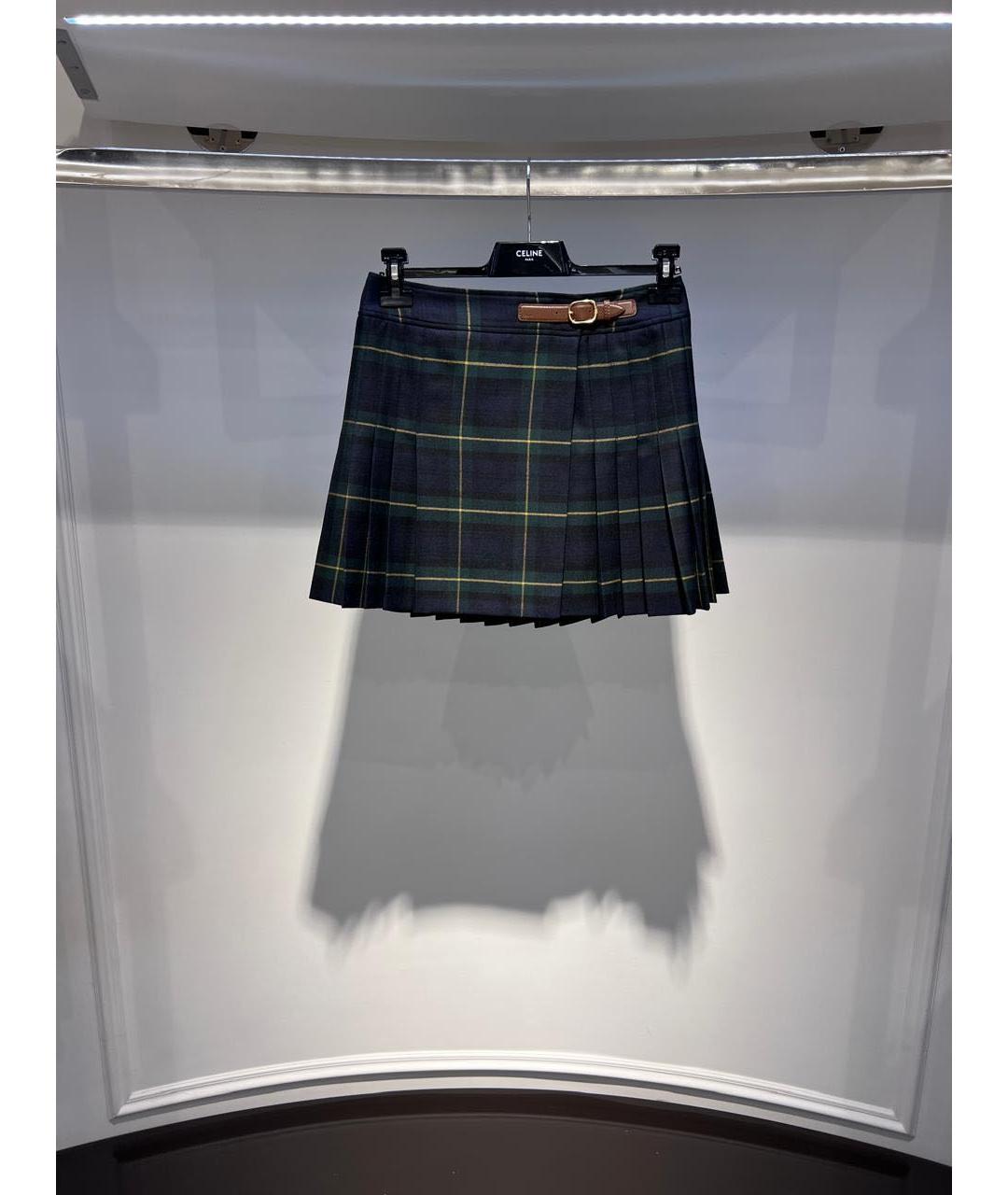 CELINE Мульти юбка мини, фото 3