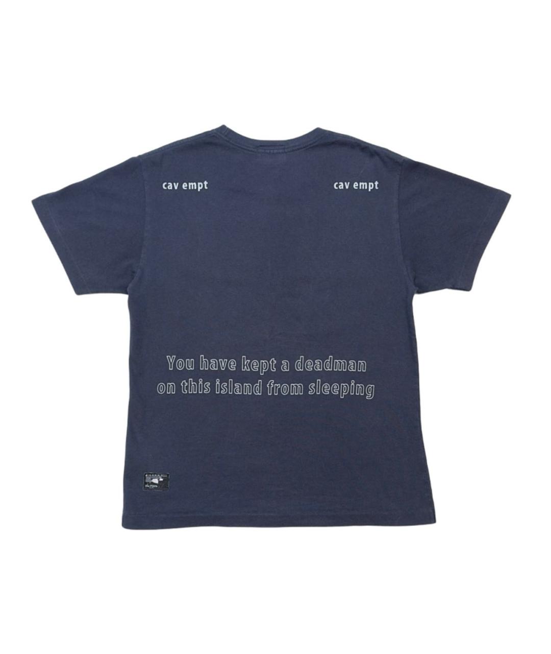 CAV EMPT Антрацитовая хлопковая футболка, фото 2