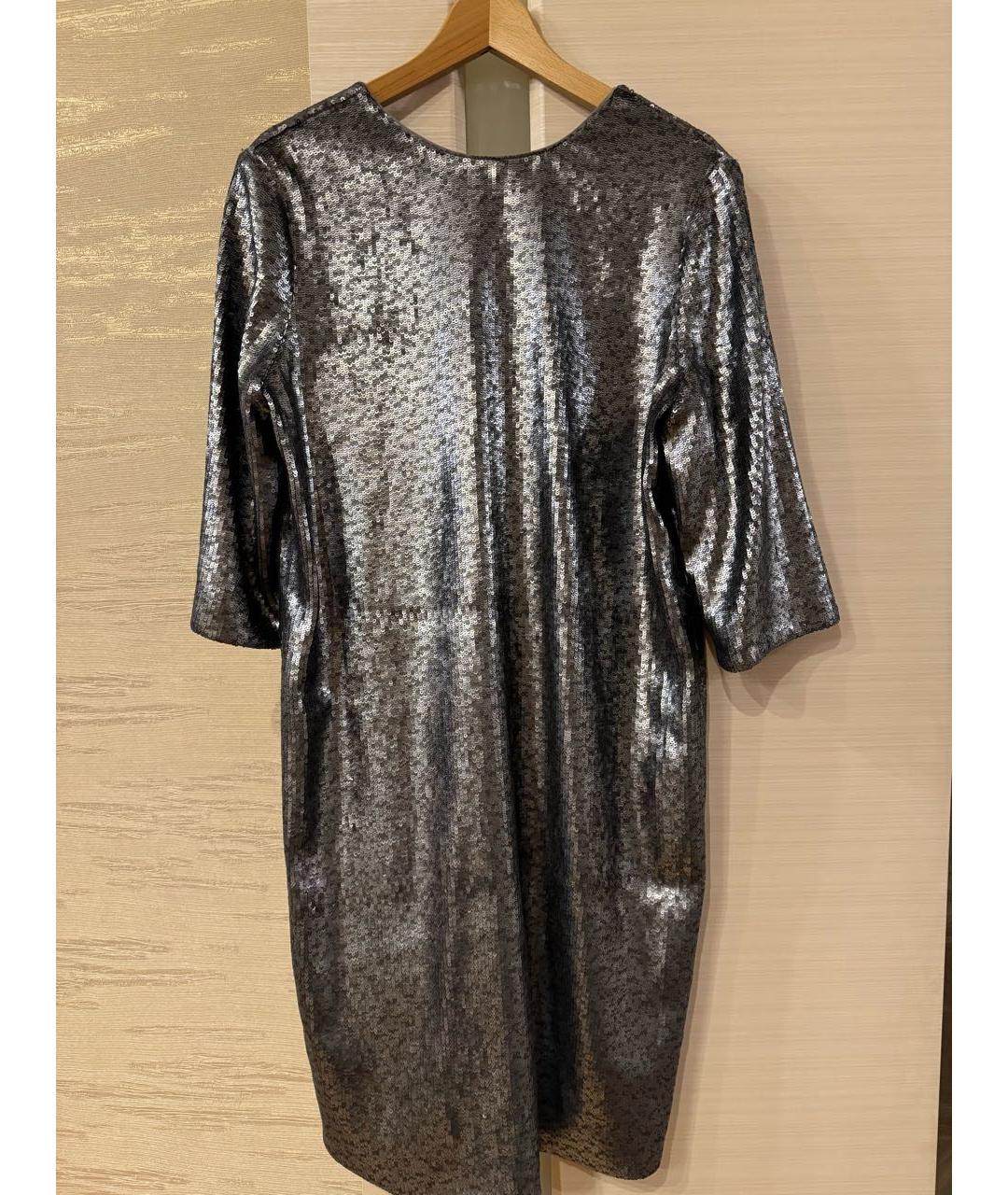 ESCADA Серебряное повседневное платье, фото 7