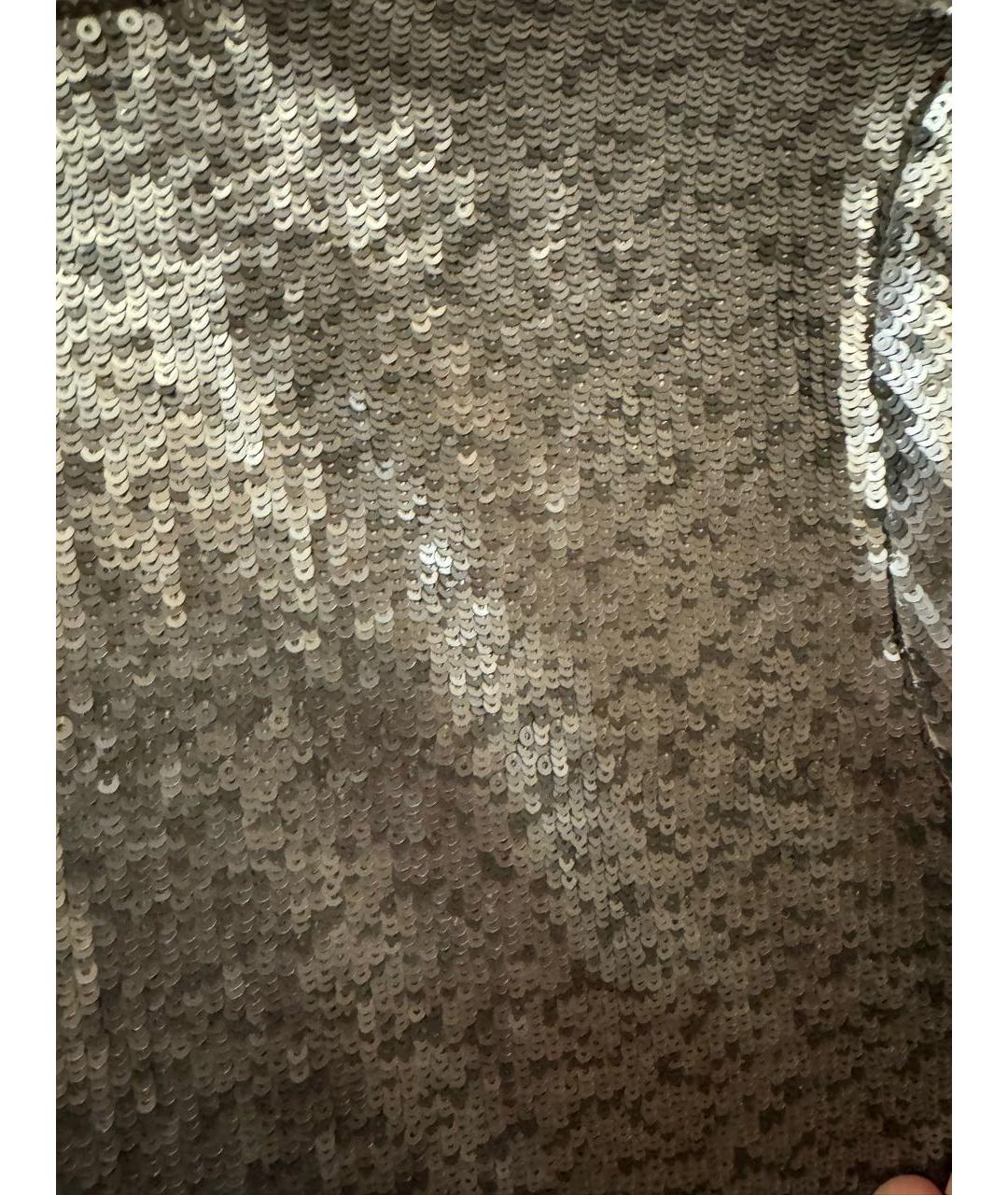 ESCADA Серебряное повседневное платье, фото 4