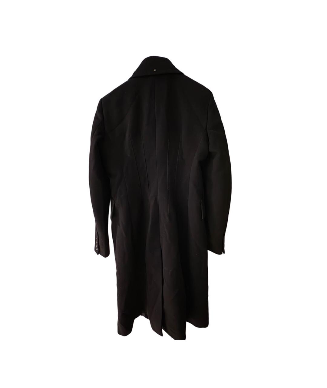 SPORTMAX Черное шерстяное пальто, фото 2
