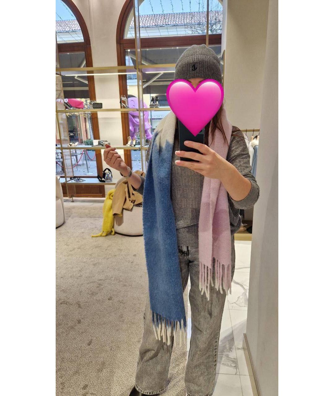 JIMMY CHOO Мульти шерстяной шарф, фото 6