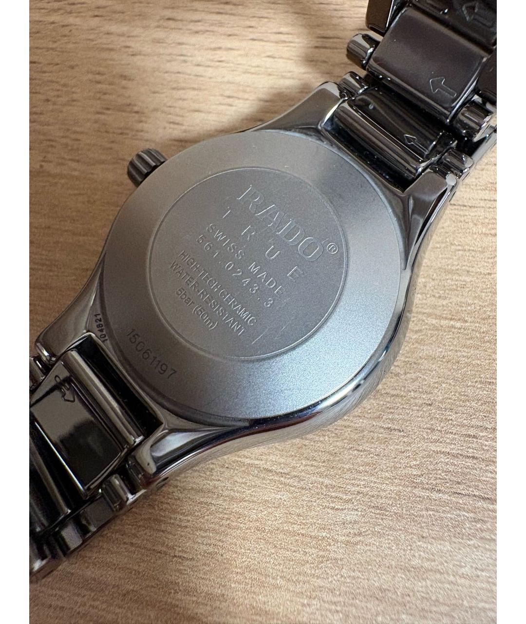 RADO Антрацитовые керамические часы, фото 6