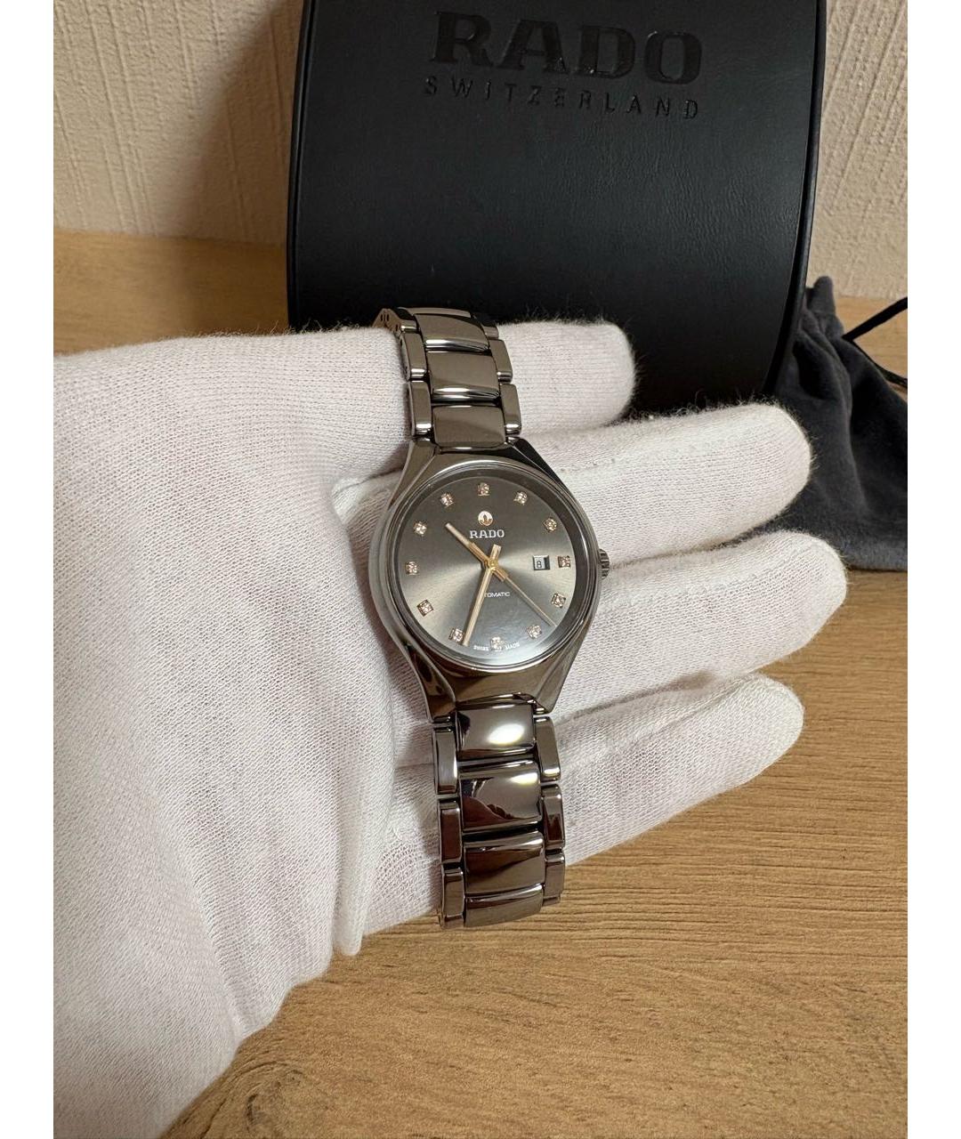 RADO Антрацитовые керамические часы, фото 2