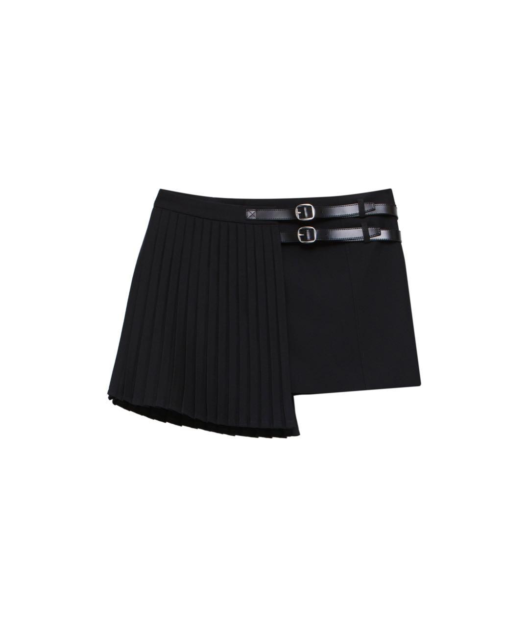 COPERNI Черная полиэстеровая юбка мини, фото 1