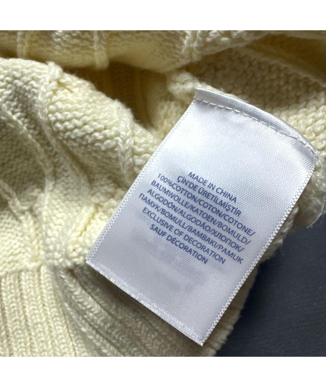 POLO RALPH LAUREN Бежевый хлопковый джемпер / свитер, фото 6