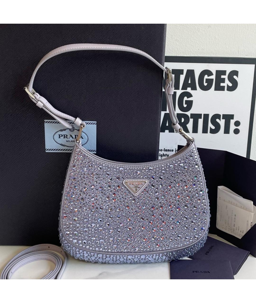 PRADA Фиолетовая сумка через плечо, фото 8