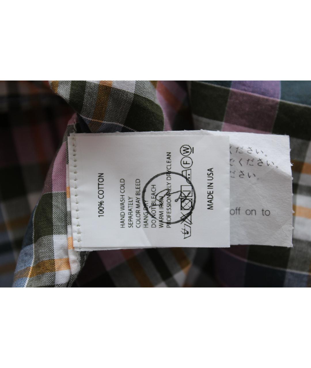 ENGINEERED GARMENTS Мульти хлопковая кэжуал рубашка, фото 7