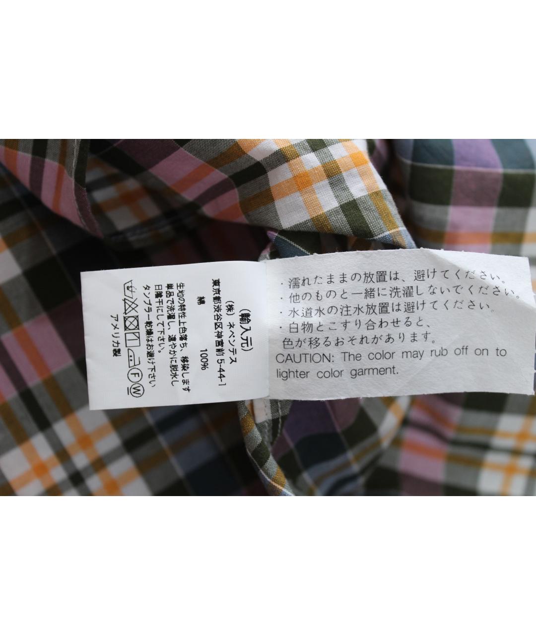 ENGINEERED GARMENTS Мульти хлопковая кэжуал рубашка, фото 8