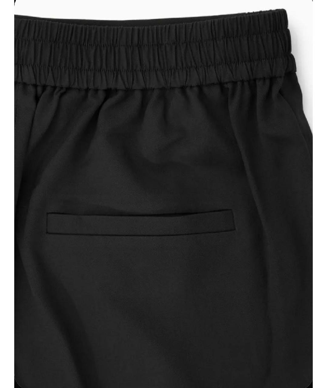 COS Черные вискозные брюки широкие, фото 2