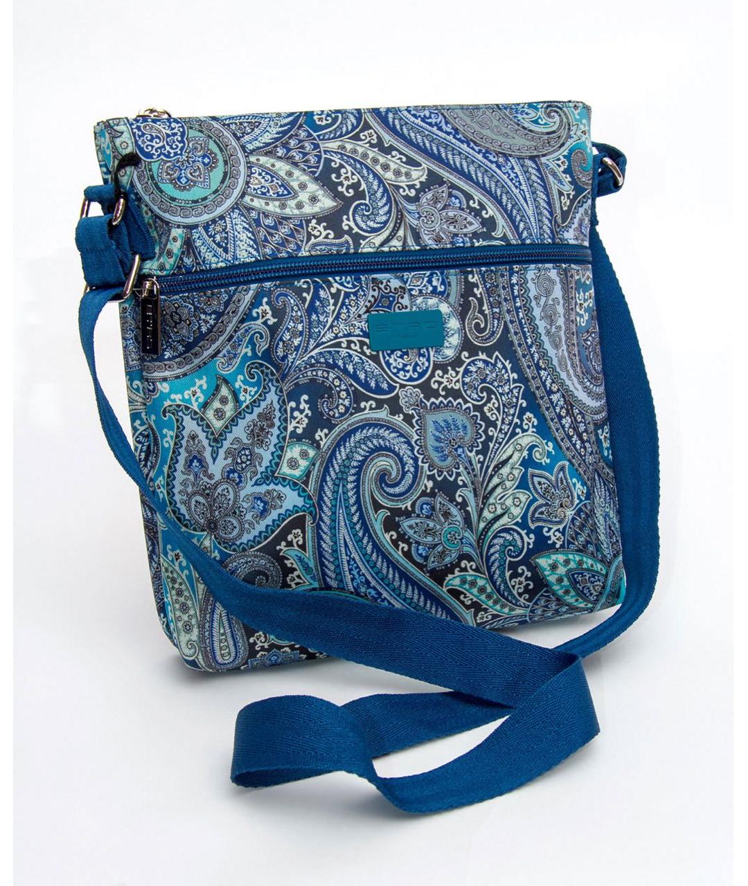 ETRO Синяя тканевая сумка через плечо, фото 9