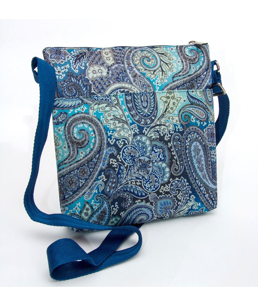 ETRO Синяя тканевая сумка через плечо, фото 2