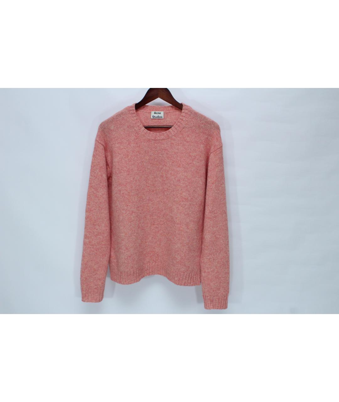 ACNE STUDIOS Розовый шерстяной джемпер / свитер, фото 2