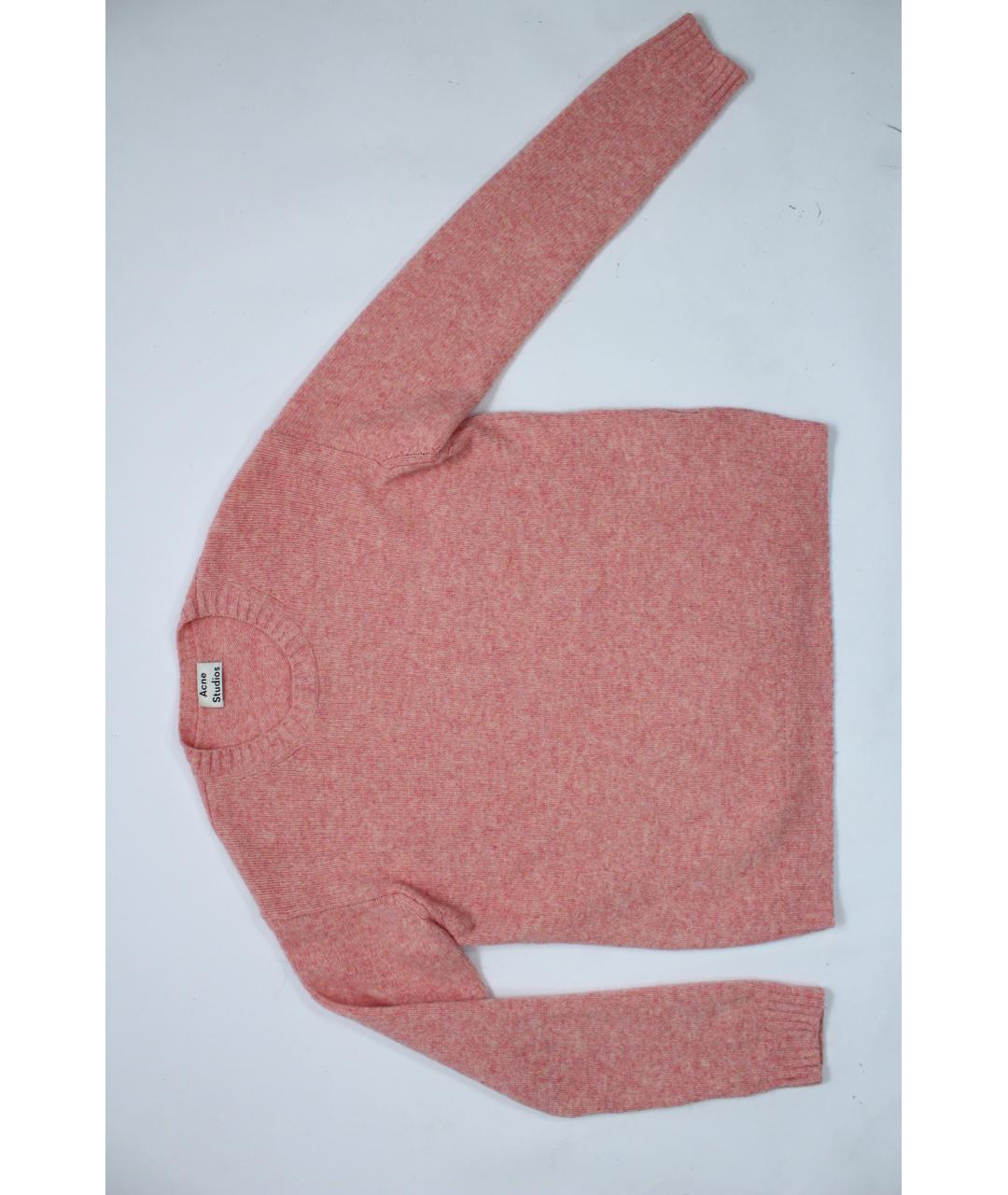 ACNE STUDIOS Розовый шерстяной джемпер / свитер, фото 6