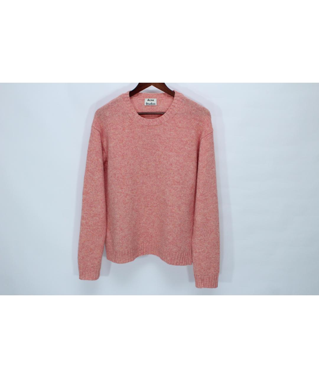 ACNE STUDIOS Розовый шерстяной джемпер / свитер, фото 10