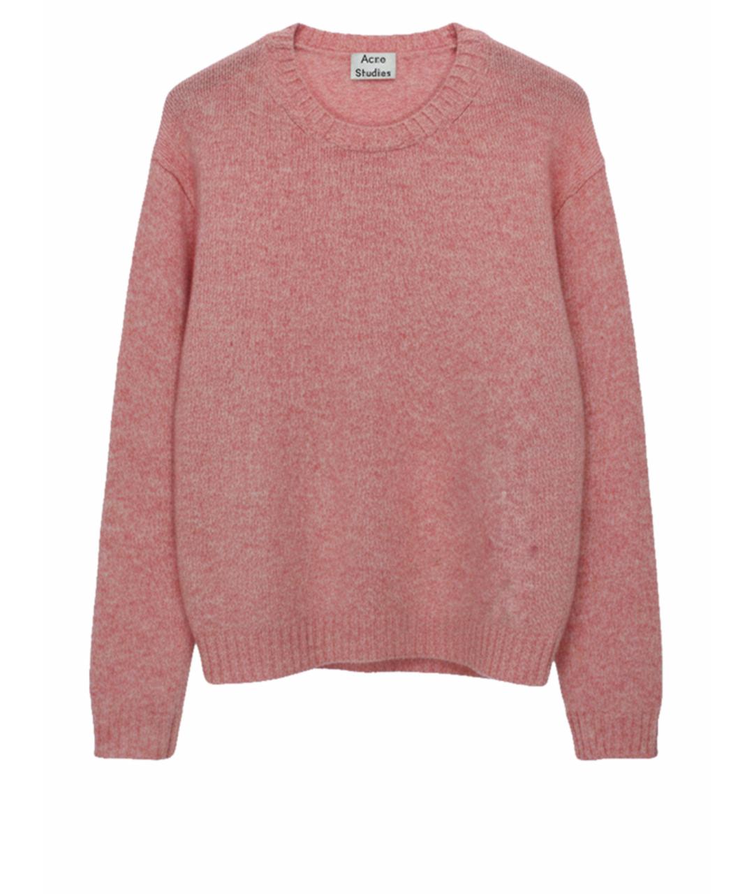 ACNE STUDIOS Розовый шерстяной джемпер / свитер, фото 1