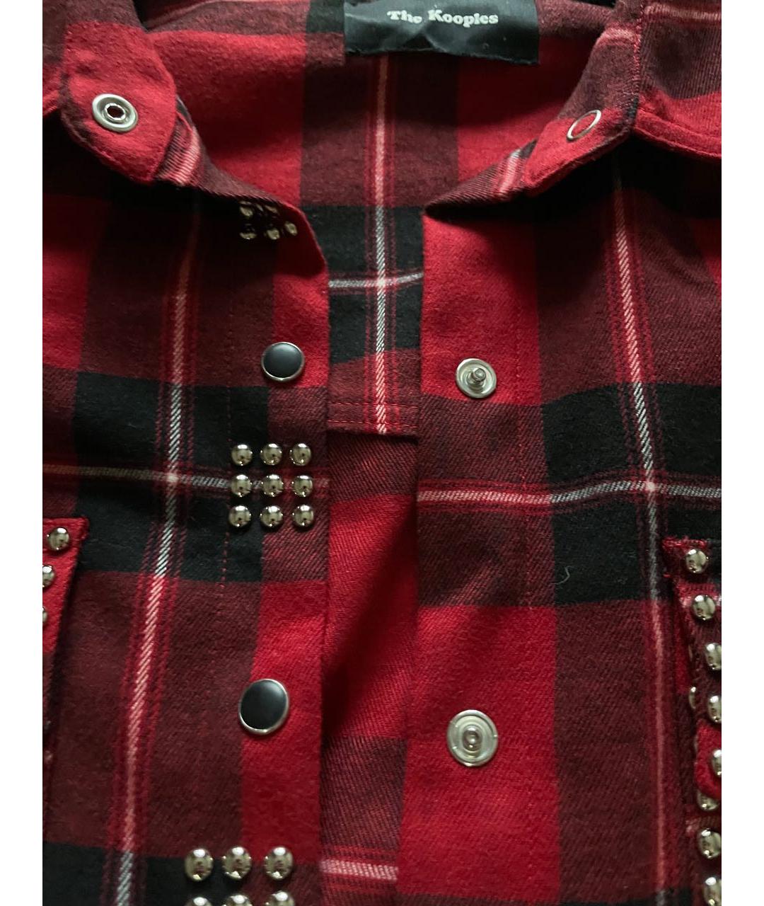 THE KOOPLES Красная хлопковая рубашка, фото 3
