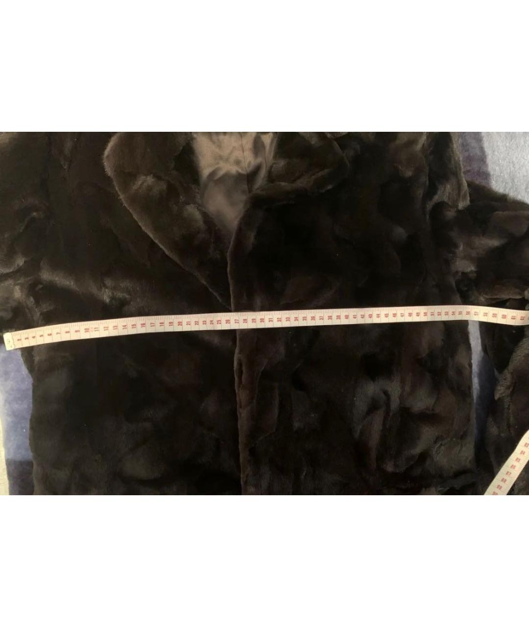 HERNO Коричневая меховая дубленка/шуба, фото 6