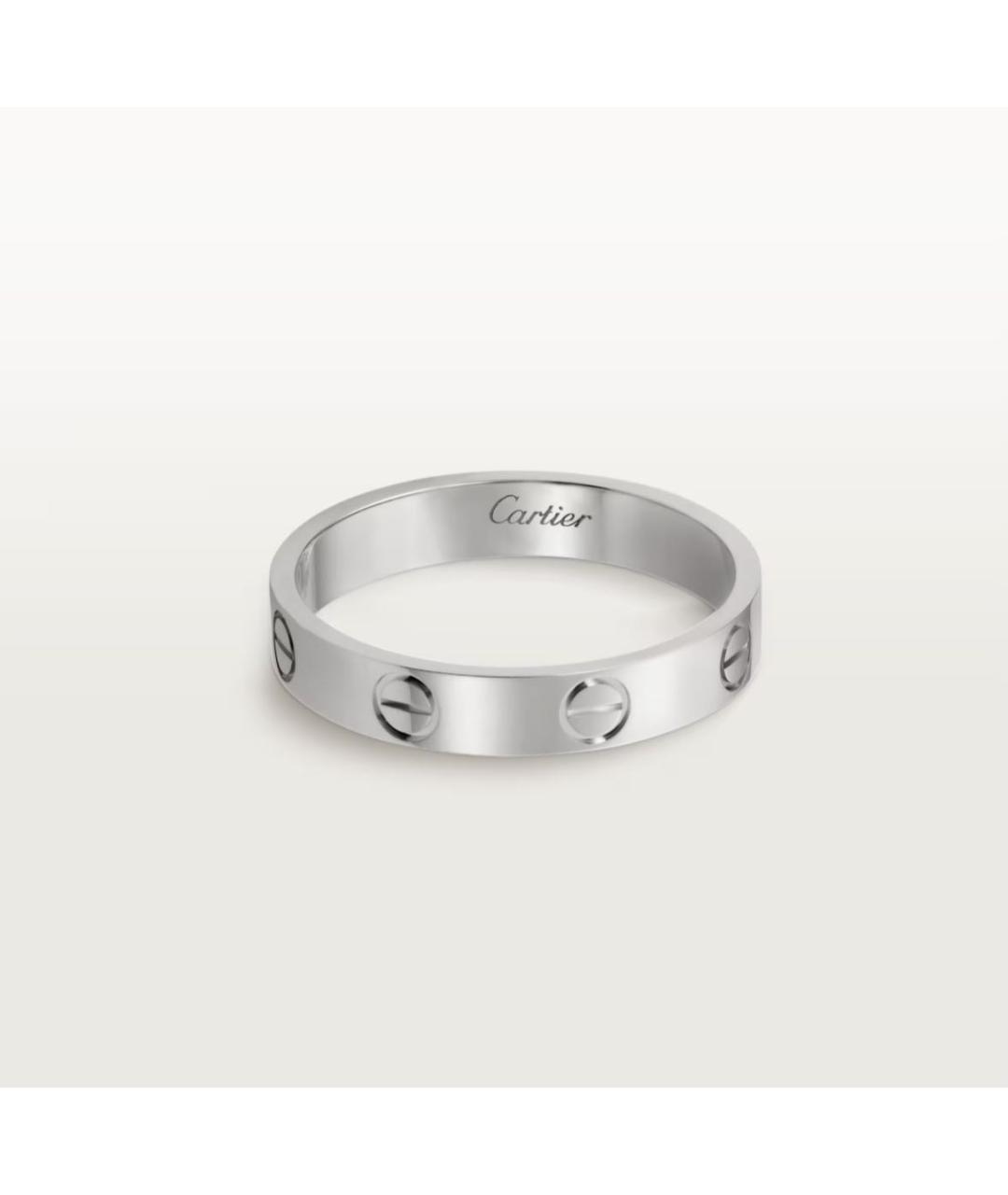 CARTIER Серебряное кольцо из белого золота, фото 5