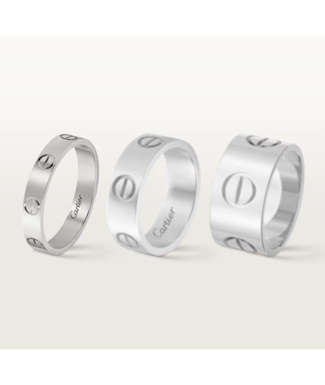 CARTIER Серебряное кольцо из белого золота, фото 3