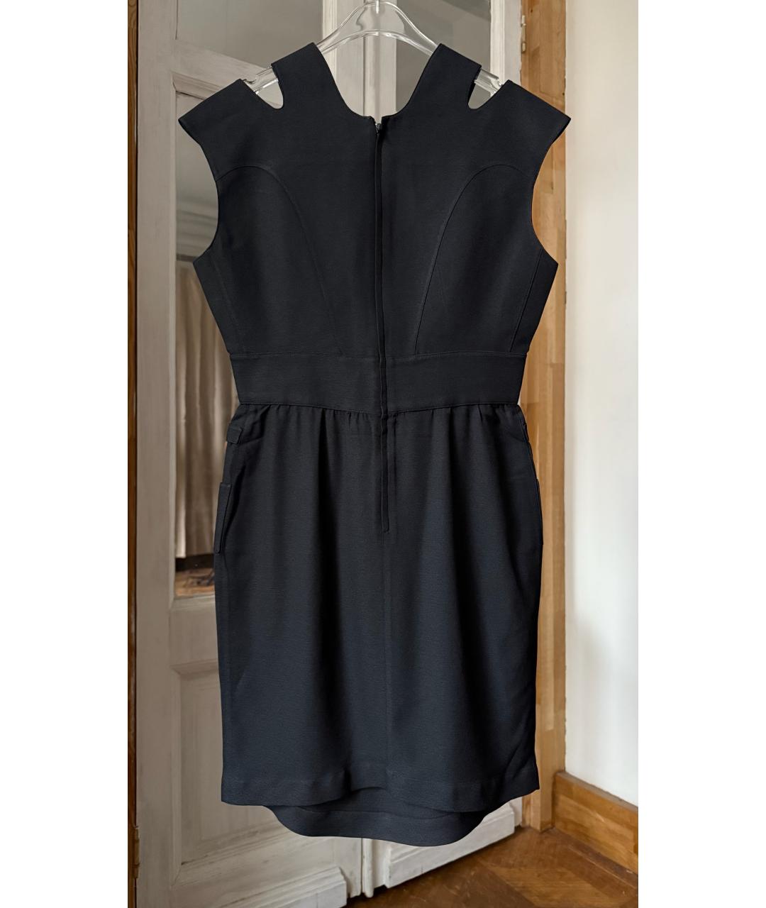 MUGLER Черное коктейльное платье, фото 2