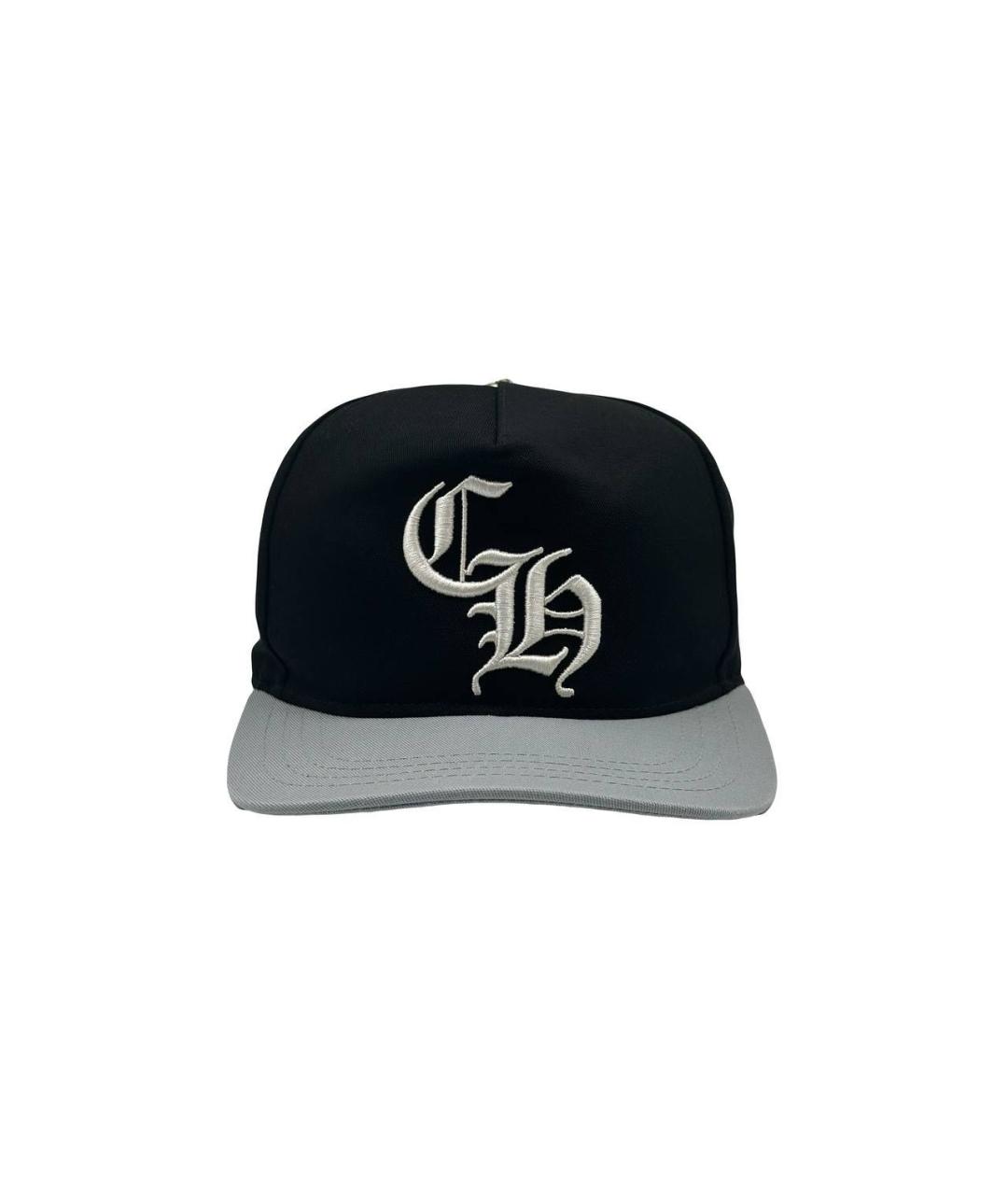 CHROME HEARTS Черная хлопковая кепка/бейсболка, фото 1