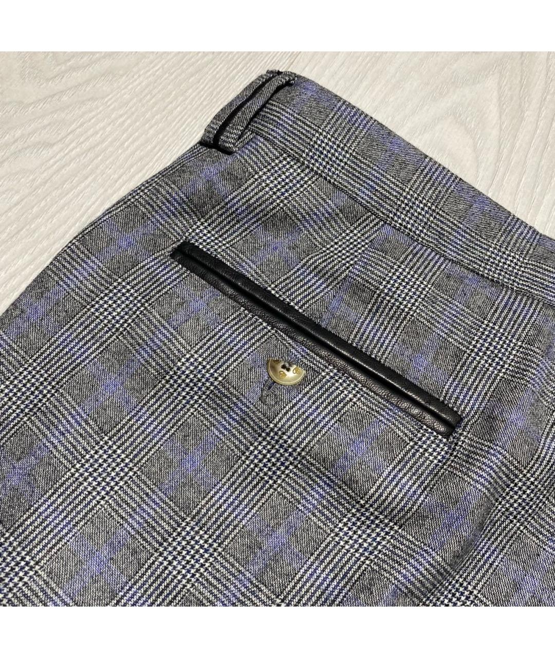 Castello d'Oro Серые повседневные брюки, фото 8