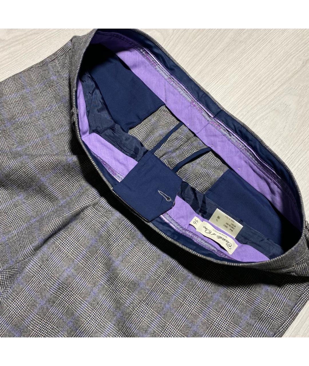 Castello d'Oro Серые повседневные брюки, фото 3