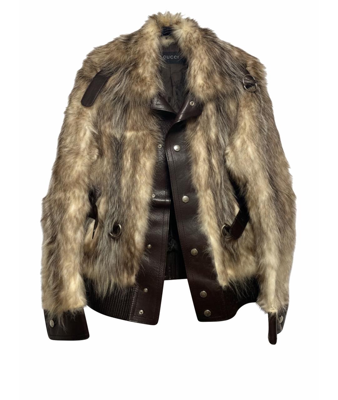 GUCCI Мульти меховая дубленка/шуба, фото 1