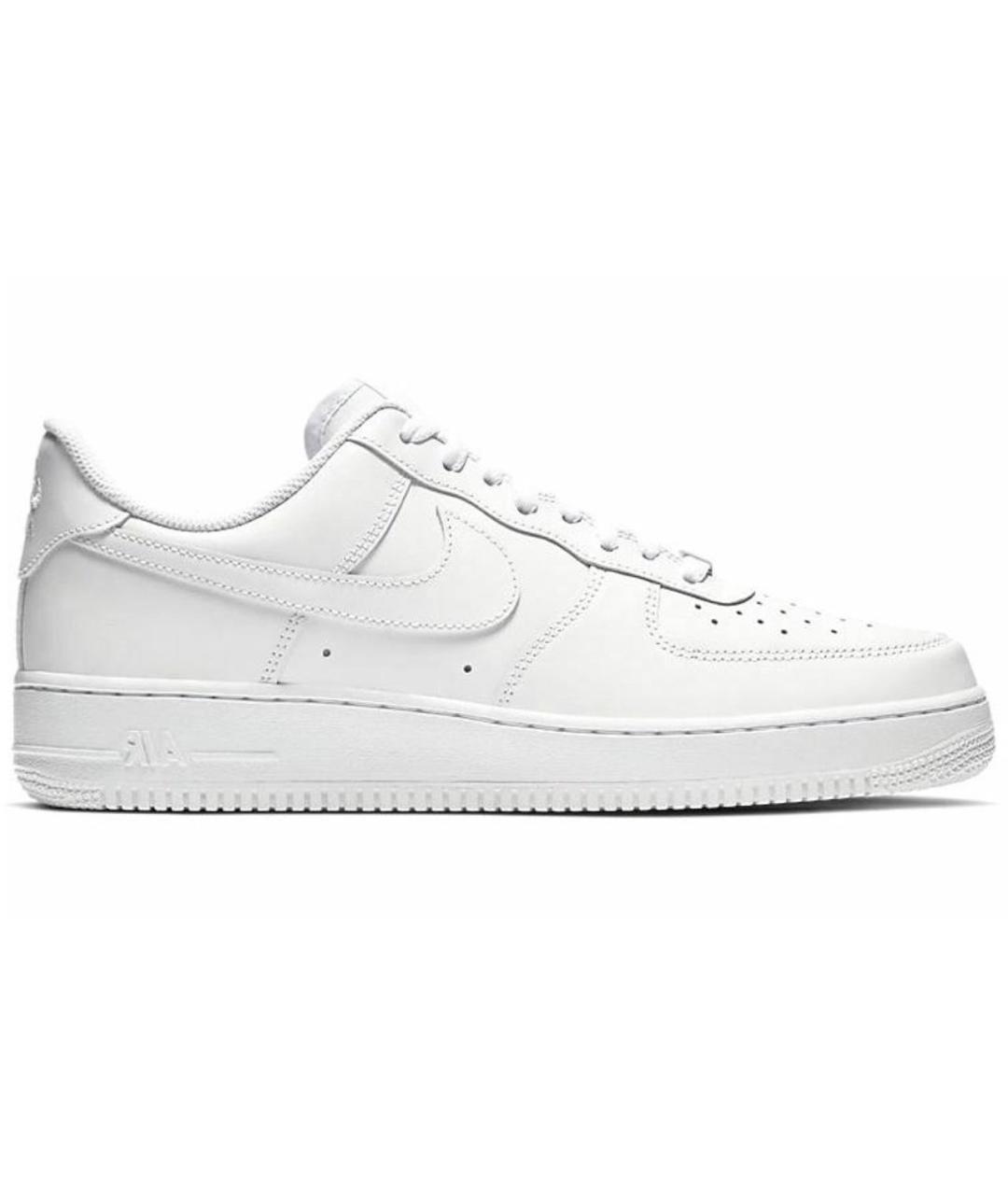 NIKE Белые кожаные кроссовки, фото 1