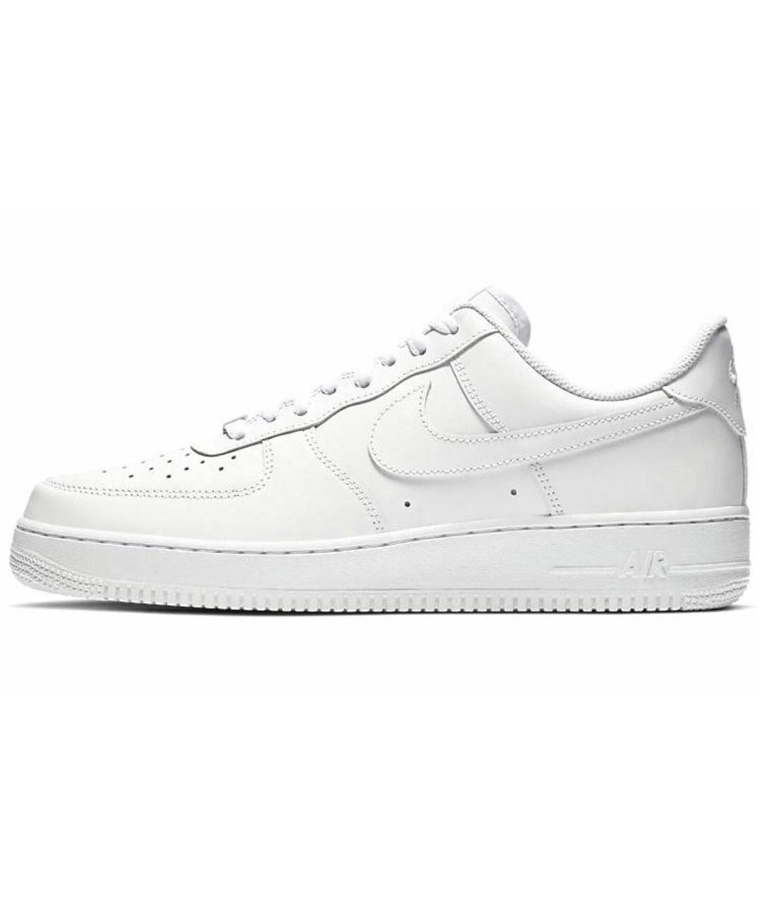 NIKE Белые кожаные кроссовки, фото 3