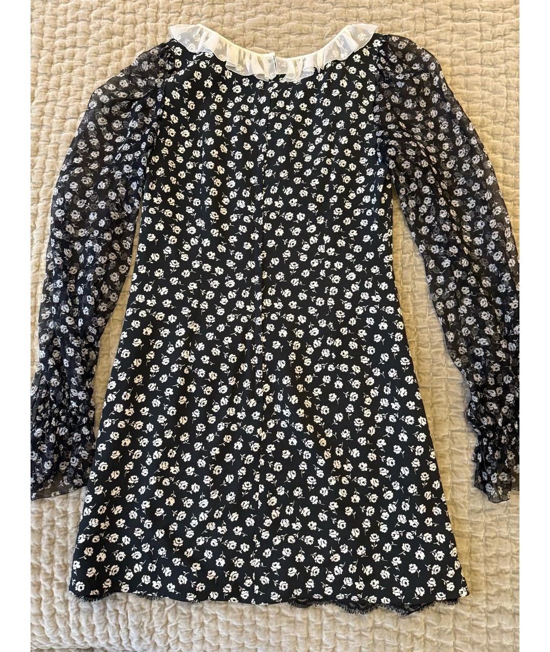 DOLCE&GABBANA Черное вискозное повседневное платье, фото 2