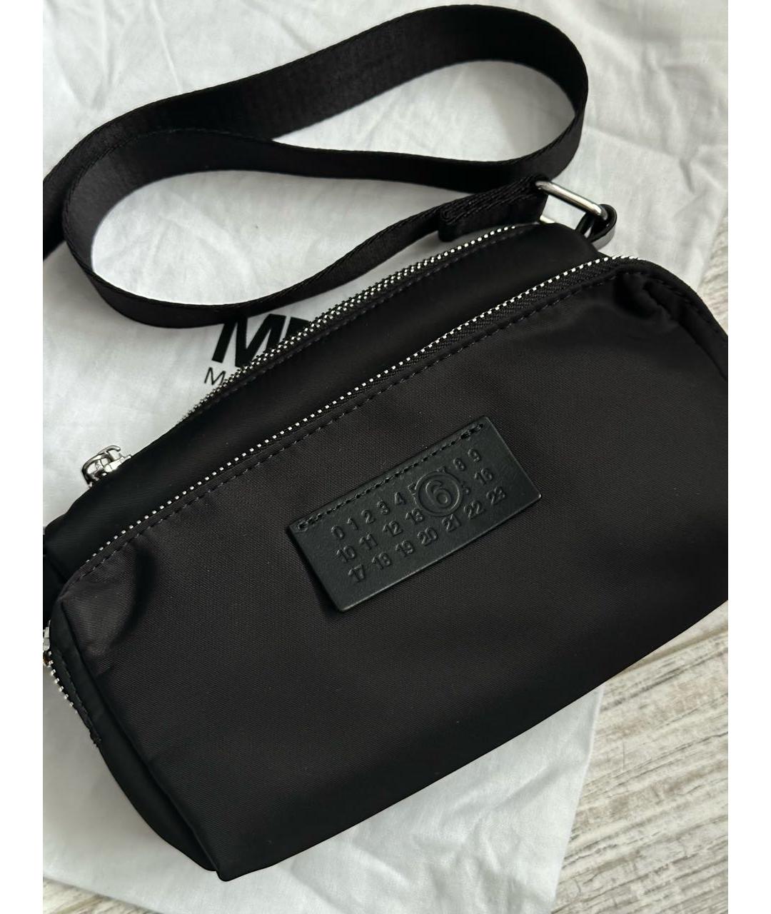 MM6 MAISON MARGIELA Черная сумка через плечо, фото 3