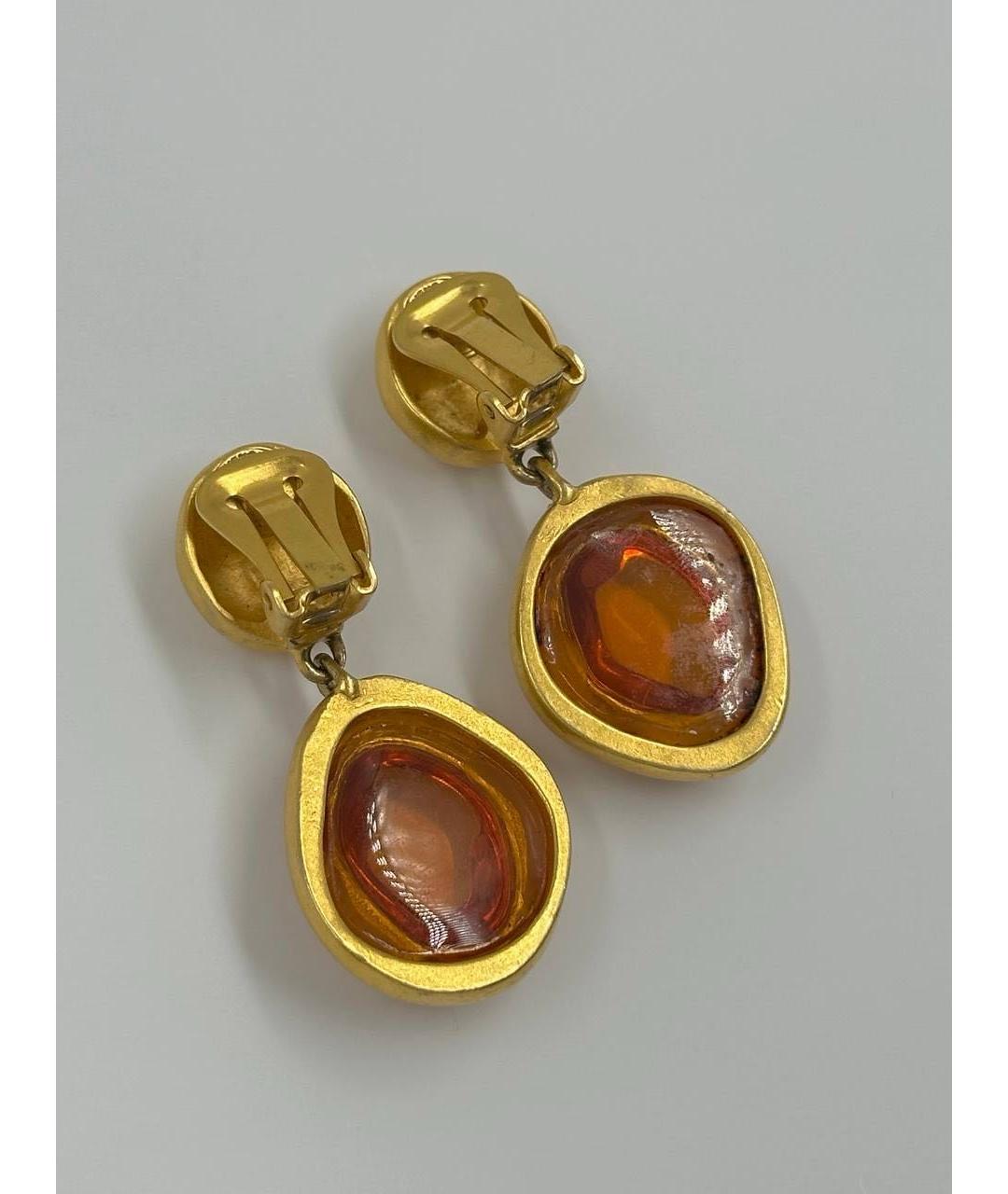 GIVENCHY Золотые позолоченные клипсы, фото 2