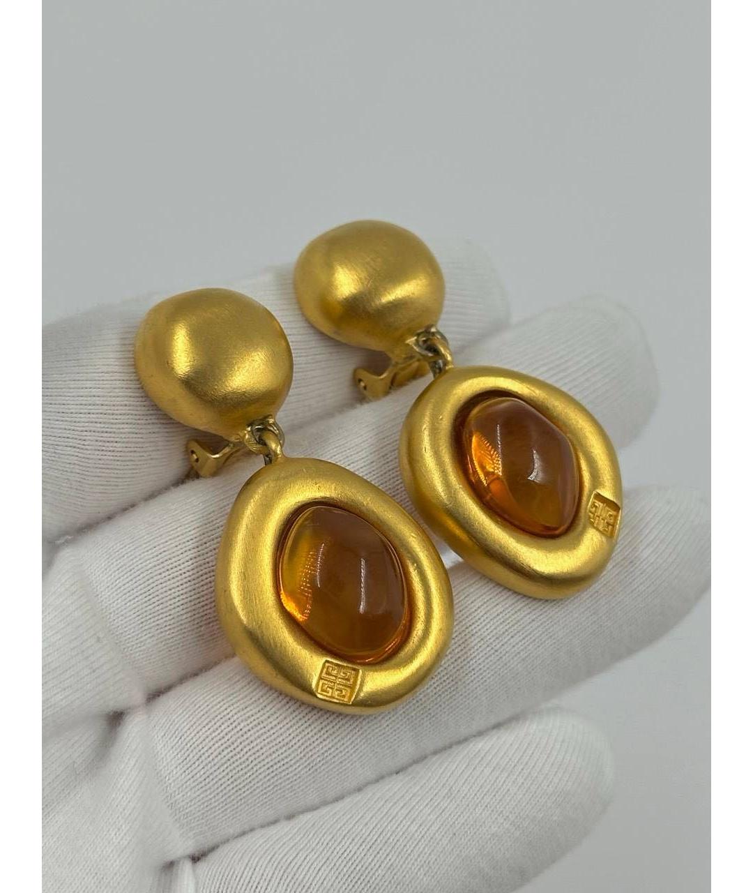 GIVENCHY Золотые позолоченные клипсы, фото 5