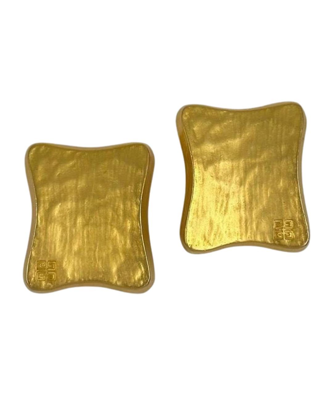 GIVENCHY Золотые позолоченные клипсы, фото 1