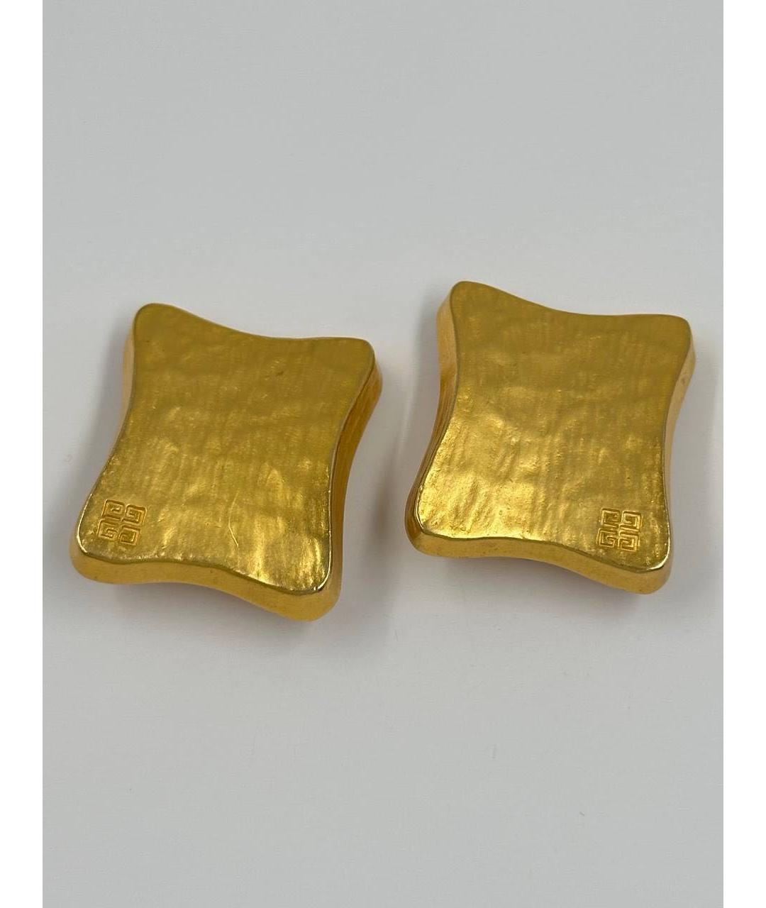 GIVENCHY Золотые позолоченные клипсы, фото 2