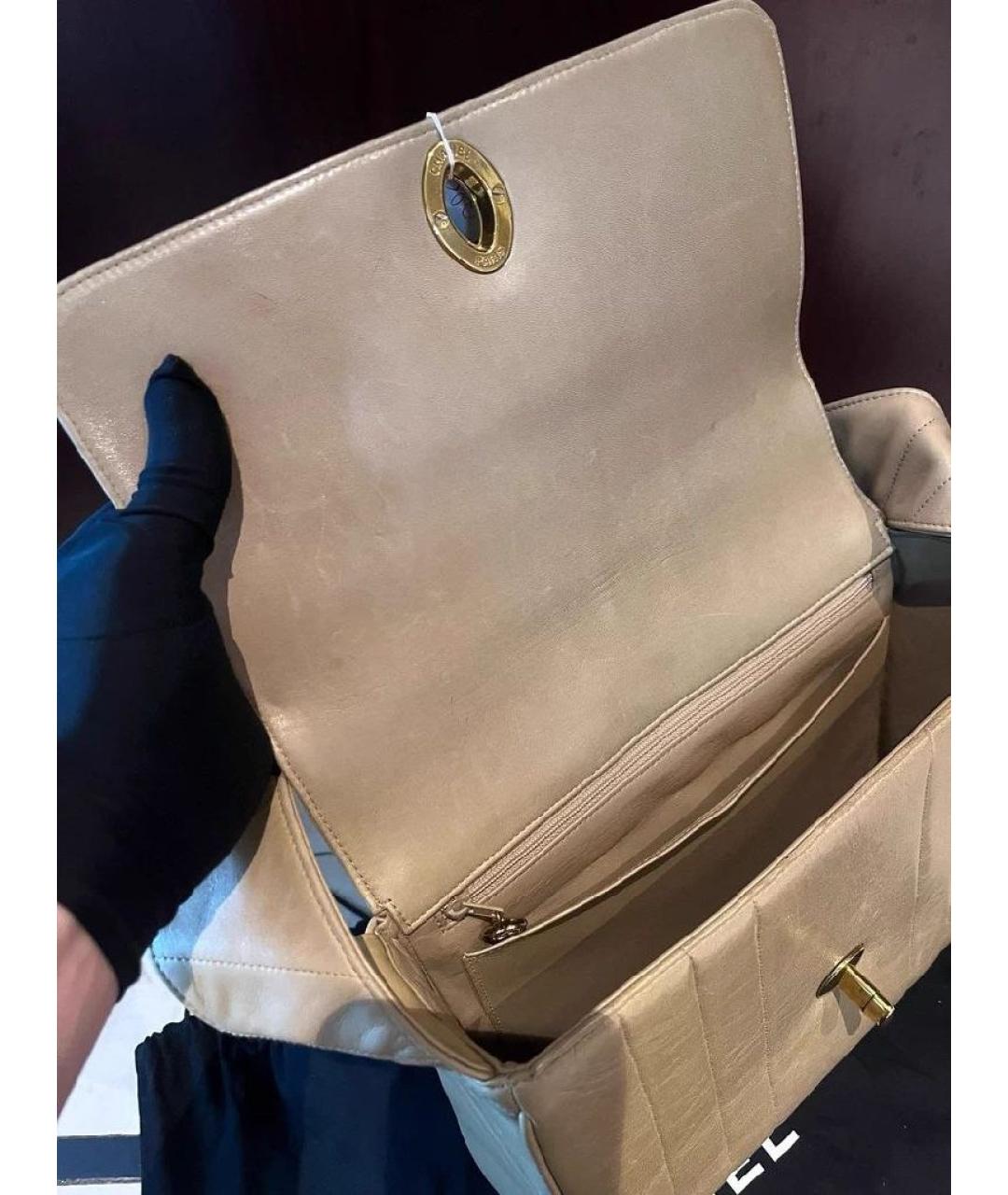 CHANEL Кожаная сумка через плечо, фото 7