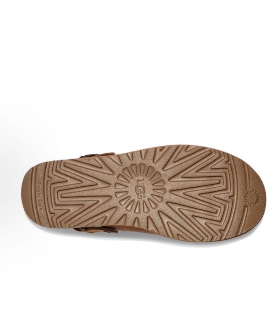 UGG AUSTRALIA Коричневые замшевые мюли, фото 5