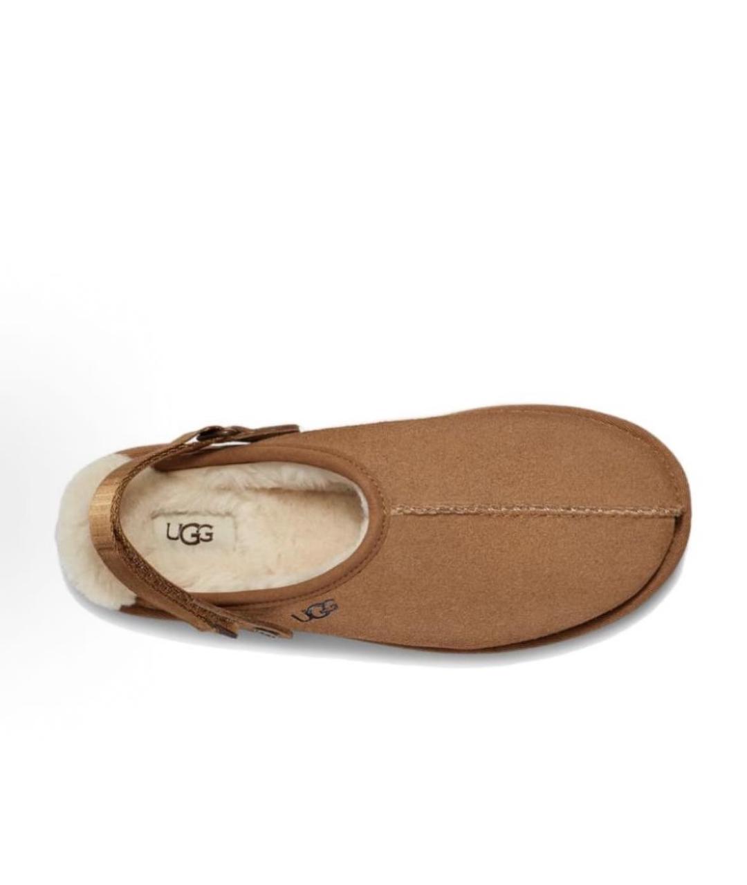 UGG AUSTRALIA Коричневые замшевые мюли, фото 4