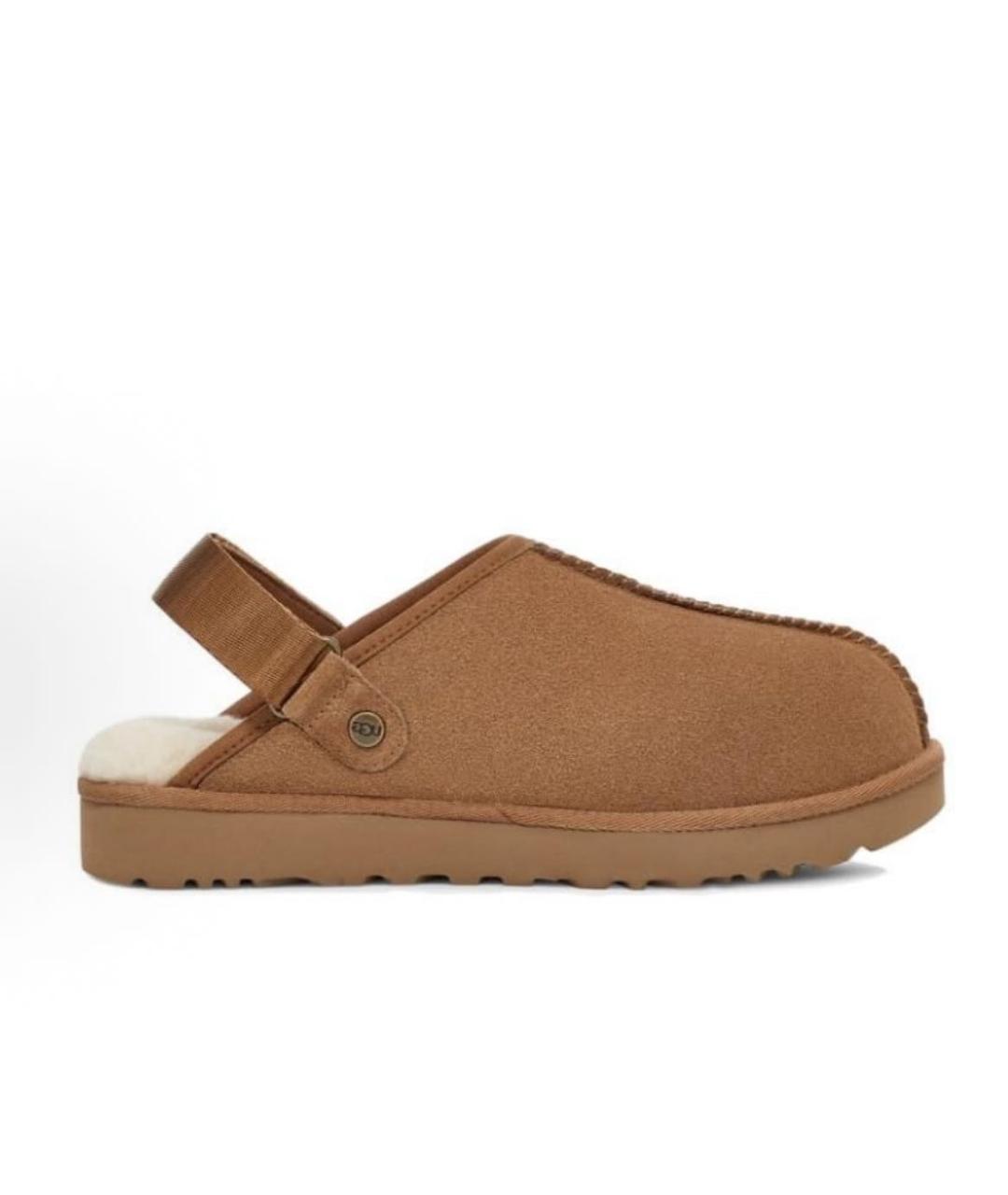 UGG AUSTRALIA Коричневые замшевые мюли, фото 8