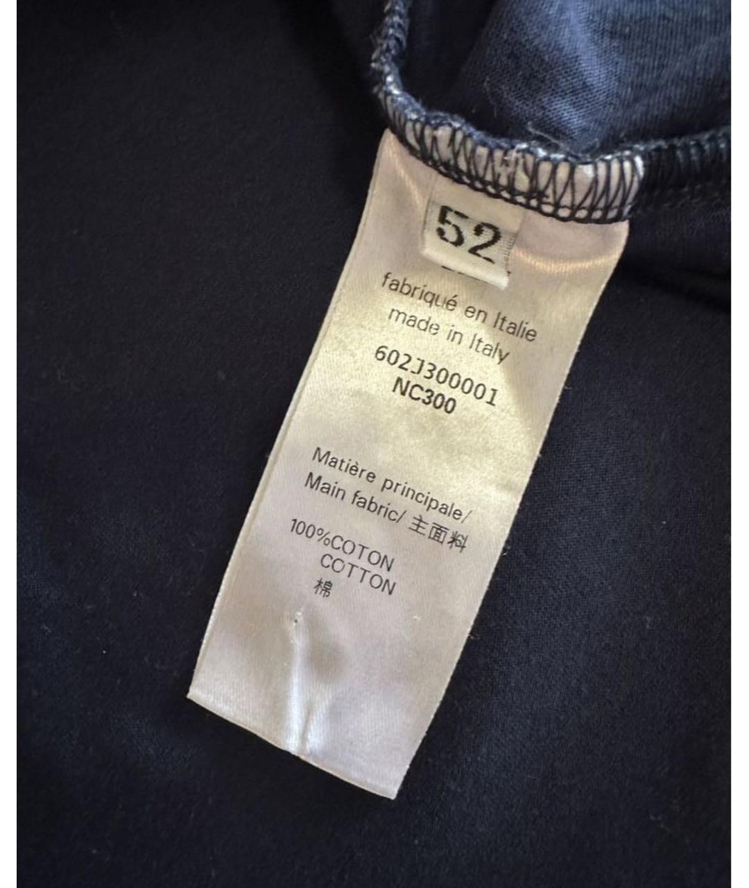 ZILLI Синяя хлопковая футболка, фото 3