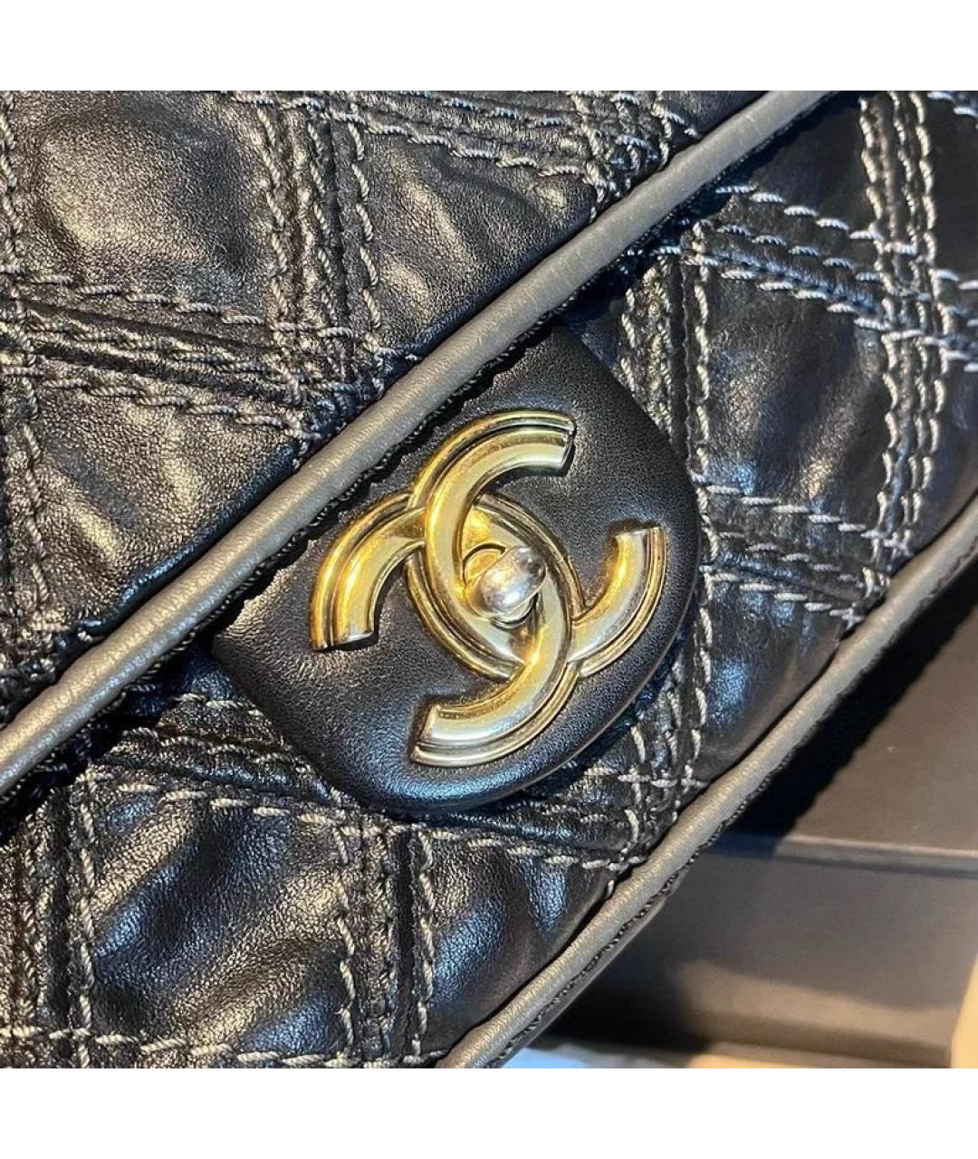 CHANEL Кожаная сумка через плечо, фото 4