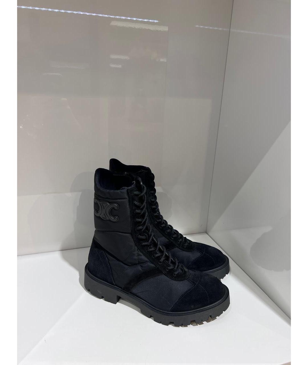 CELINE Черные ботинки, фото 3